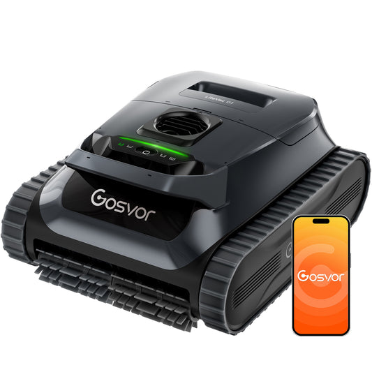 Gosvor LiteVac G1 Cordless Pool Vacuum for Inground Pools, Gray